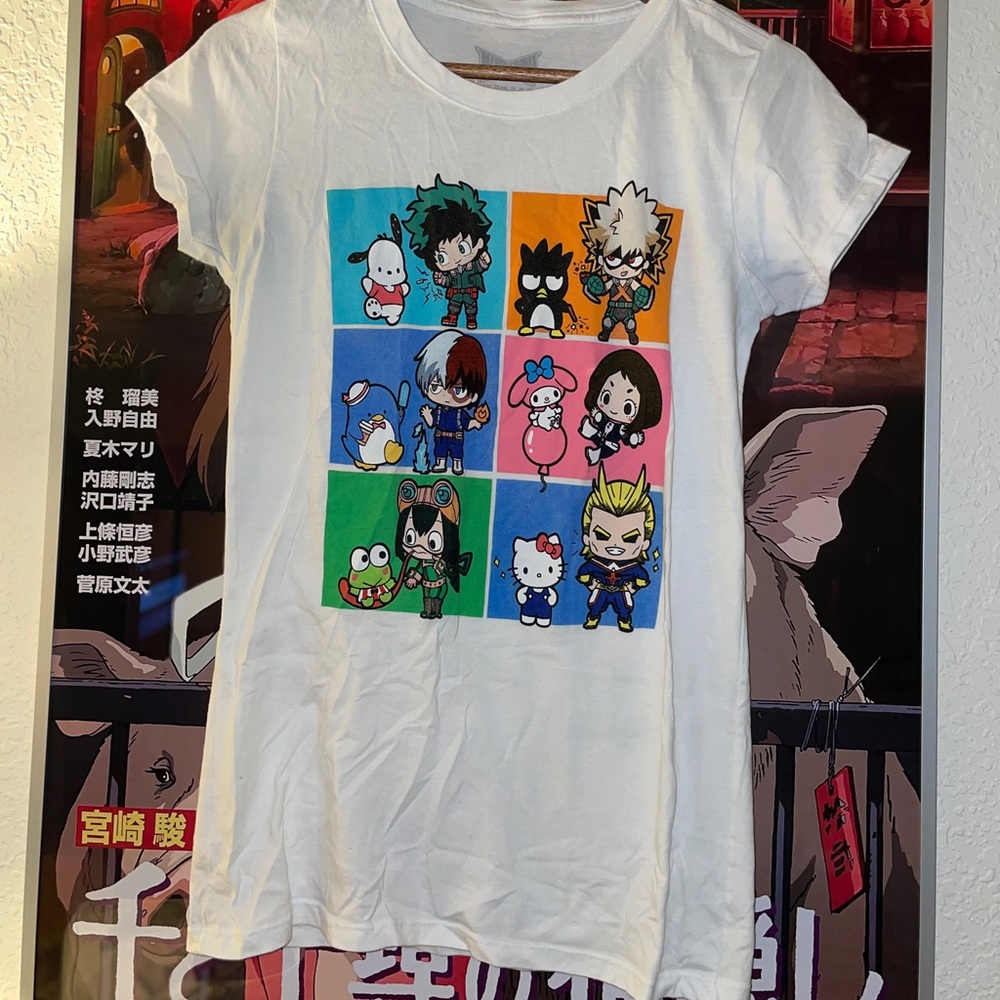 Sanrio x My hero academia shirt